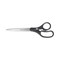 Westcott KleenEarth 9 in. Long 4.25 in. Cut Length Straight Black Handle Basic Plastic Handle Scissors